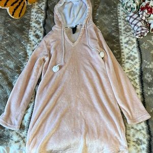 Joe boxer pink sleep hoodie